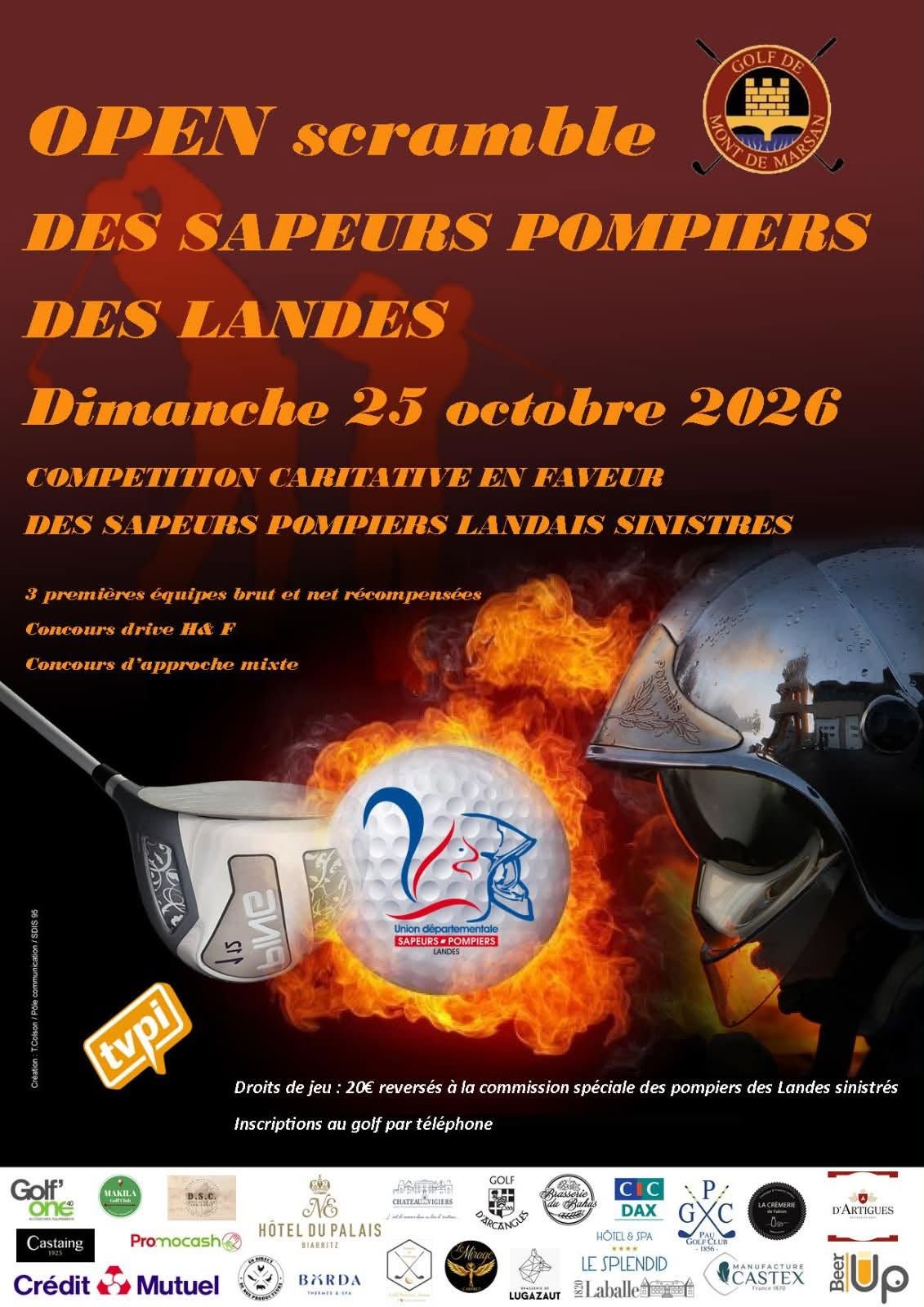 Départs Open des Sapeurs-Pompiers